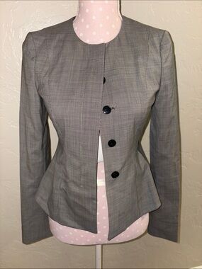 Hugo Boss Women’s Tailored Peplum Blazer Jacket - Classic Workwear